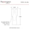 Remington Industries Fully Insulated Quick Connect Terminals, Female, PVC, 16-22 AWG, Red, 10 Pcs, PK10 FDFD1.25-250-10 - alternate 2